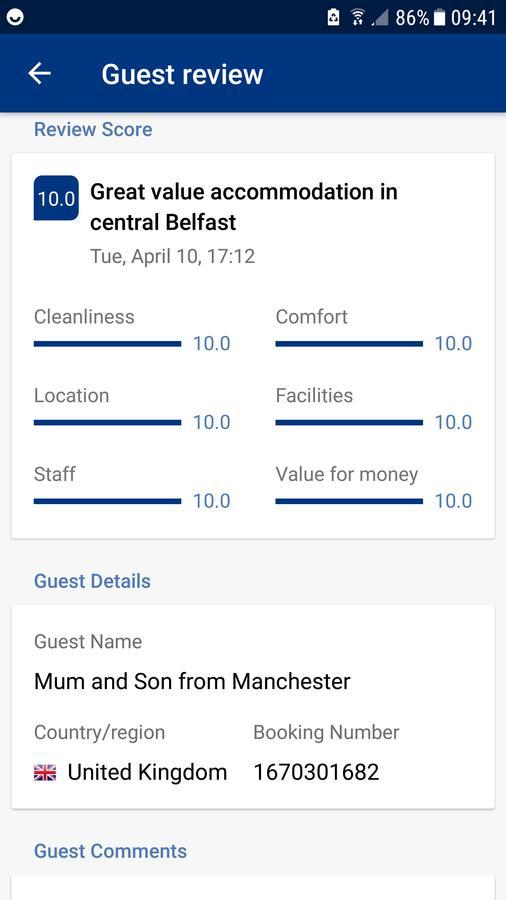 Lawnbrook Town House Hotel Belfast Luaran gambar